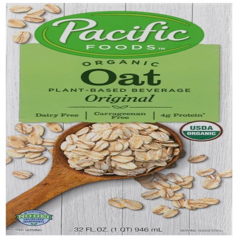 4 Savers Package:Pacific Natural Naturally Oat Original Beverage (12x32 Oz)