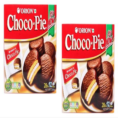 2 Boxes Orion Choco Pie with Marshmallow Cream 24 Packs