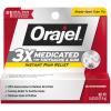 Orajel 3X for Toothache & Gum Pain: Maximum Gel Tube 0.42oz (Pack of 2) view 1