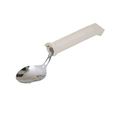 Sammons Preston Plastic Handle Swivel Teaspoon, Adaptive Utensils, 6" Long