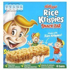 Kellogg's Rice Krispies Snack Bars X 6 120G