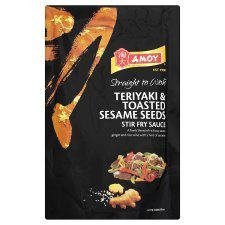 Amoy Straight To Wok Teriyaki & Toasted Sesame Seeds Fry Sauce 120G