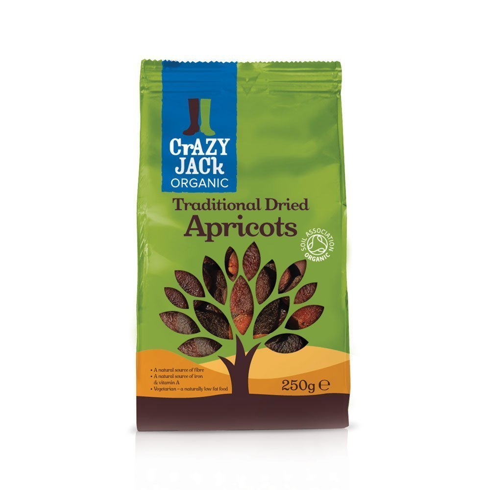 Crazy Jack Organic Soft Dried Apricots (250g) by Groceries