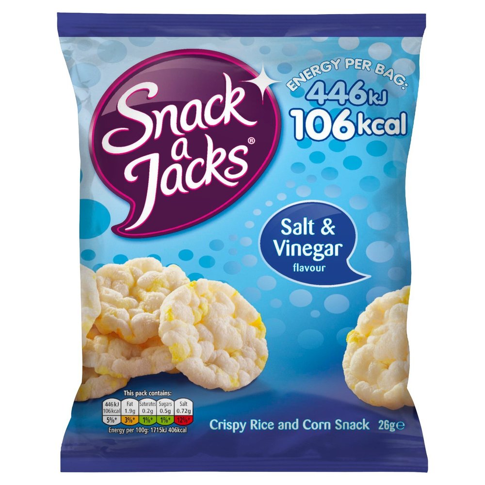 Snack a Jacks Salt & Vinegar Snack 26g