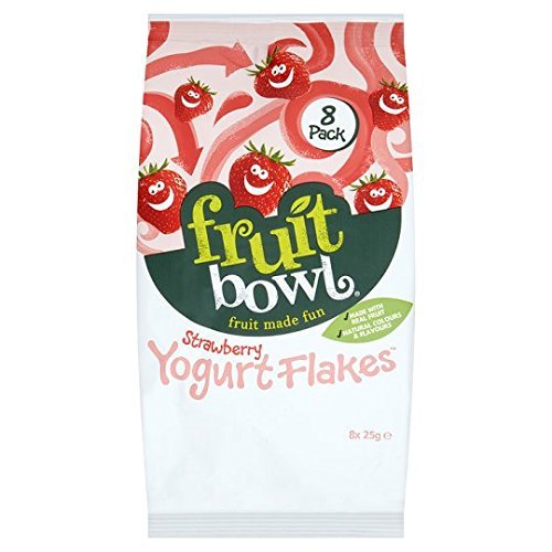 Fruit Bowl Yoghurt Fruit Flakes Strawberry 8 X 25G