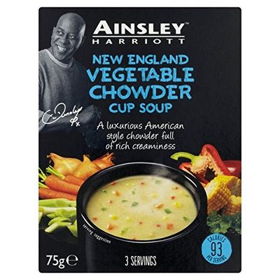 Ainsley Harriott New England Style Vegetable Chowder Cup Soup 100G