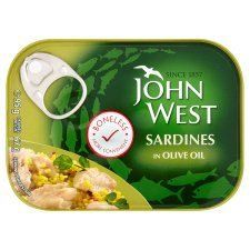 John West Boneless Sardines In Olive Oil 95G
