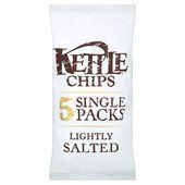 Kettle Chips Lightly Salted Crisps 5 X 30G