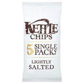 Kettle Chips Lightly Salted Crisps 5 X 30G