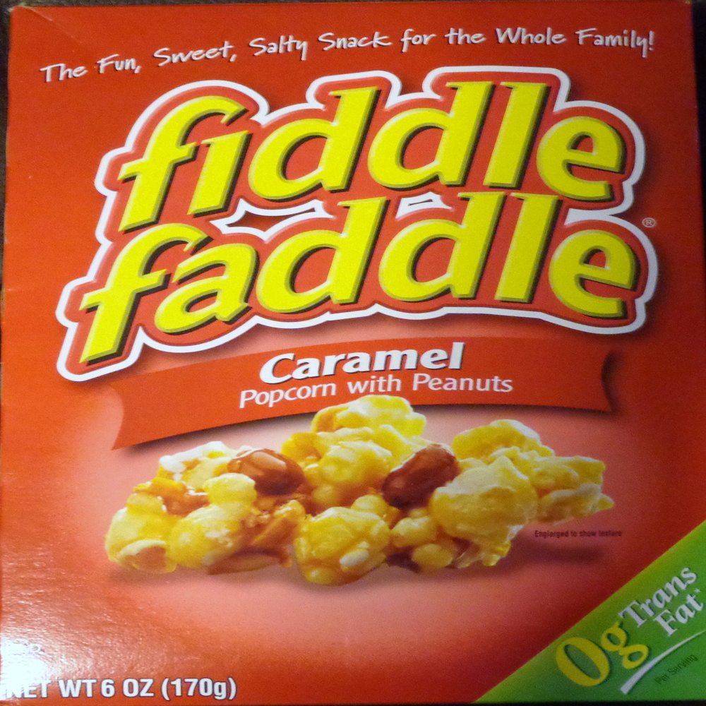 Fiddle Faddle Carmel Popcorn with Peanuts 6 oz box (3 boxes)