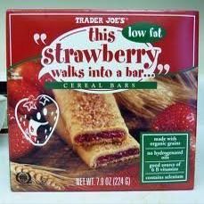 2 Pack Trader Joe's This Strawberry Walks Into a Cereal Bar 6 Bars