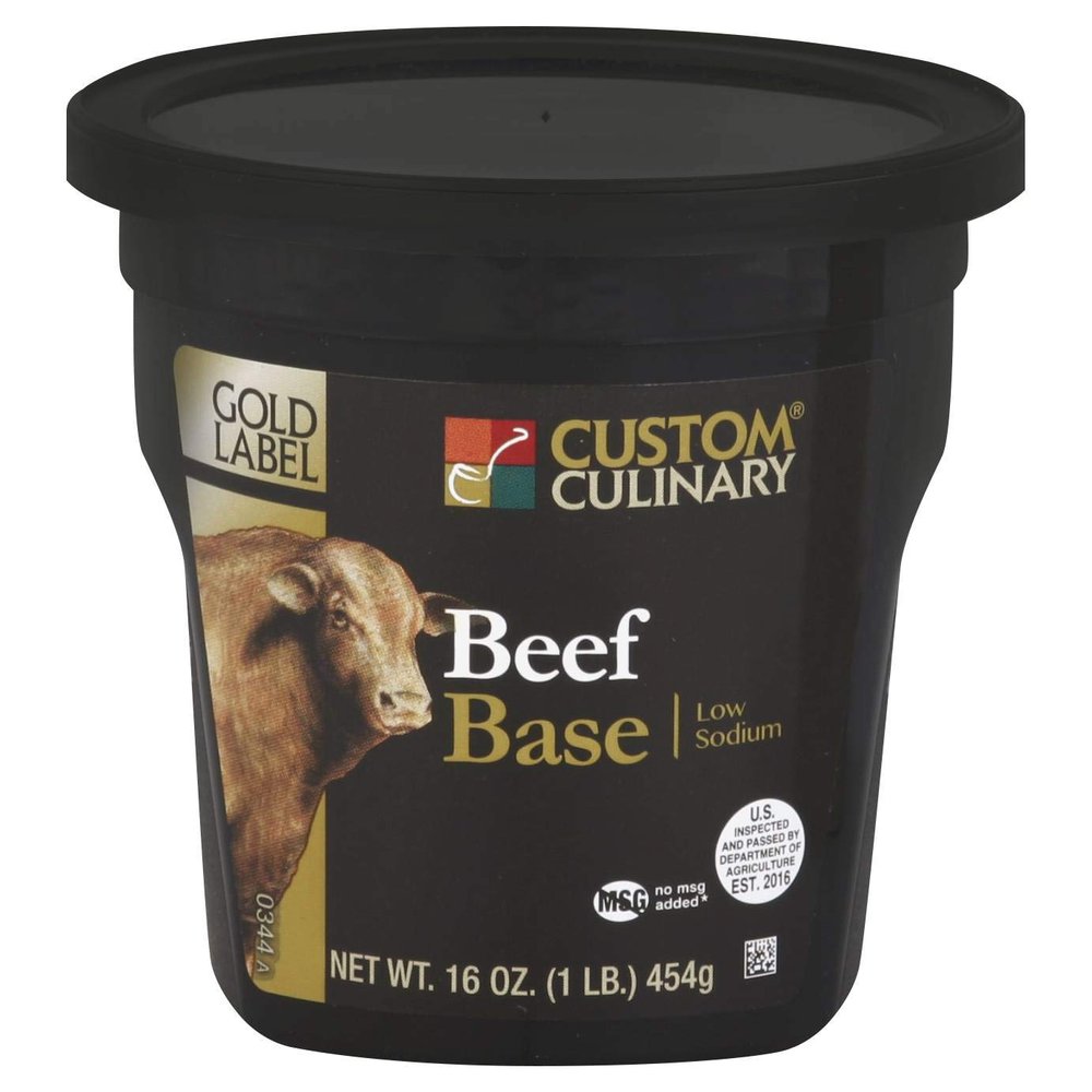 BASE, BEEF PASTE LOW SODIUM SHELF STABLE JAR SOUP, Package of 6