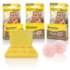 Ohropax Reusable Wax/Cotton Ear Plugs (36 Plugs Total)(1 Travel Carrying Case) - Ear Plugs for Sleeping Noise Cancelling, Swimming, Shooting Ear Protection, and a snoring Solution view 1