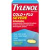 Controls Headache, Fever, Sore Throat - Tylenol Cold and Flu Severe Caplets, 24 Count (Pack of 2) view 1