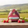 Heather Hills Farm Scottish Raspberry Jam 11.6oz (330g) - Handmade Artisan Fruit Preserve, Tart Natural Soft Set Jam, Scottish Food Gift from Scotland, British Raspberry Spread for Breakfast view 3