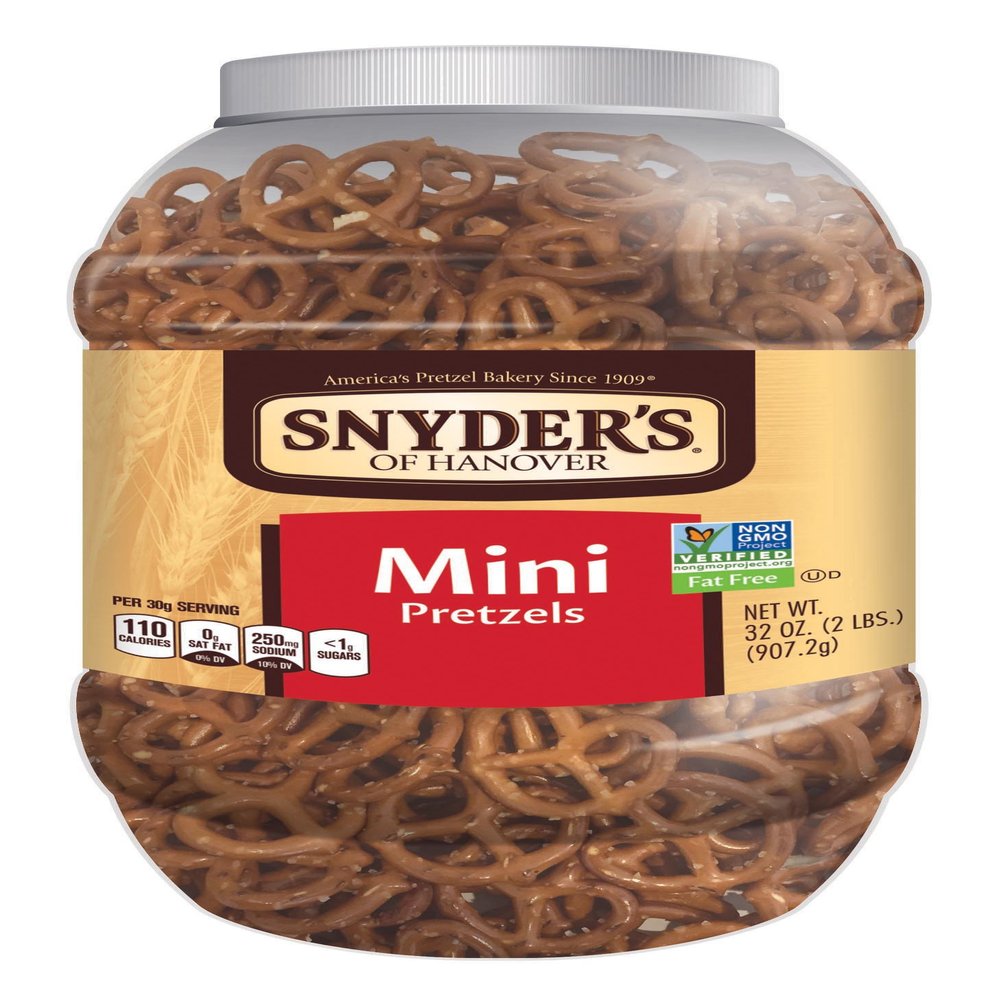 Snyder's of Hanover Mini Pretzels, 32 Ounce Canister