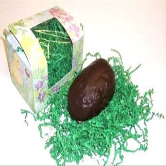 Scott's Cakes 1 Pound Fruit & Nut Cream Center Filled Easter Egg Covered in Dark Chocolate