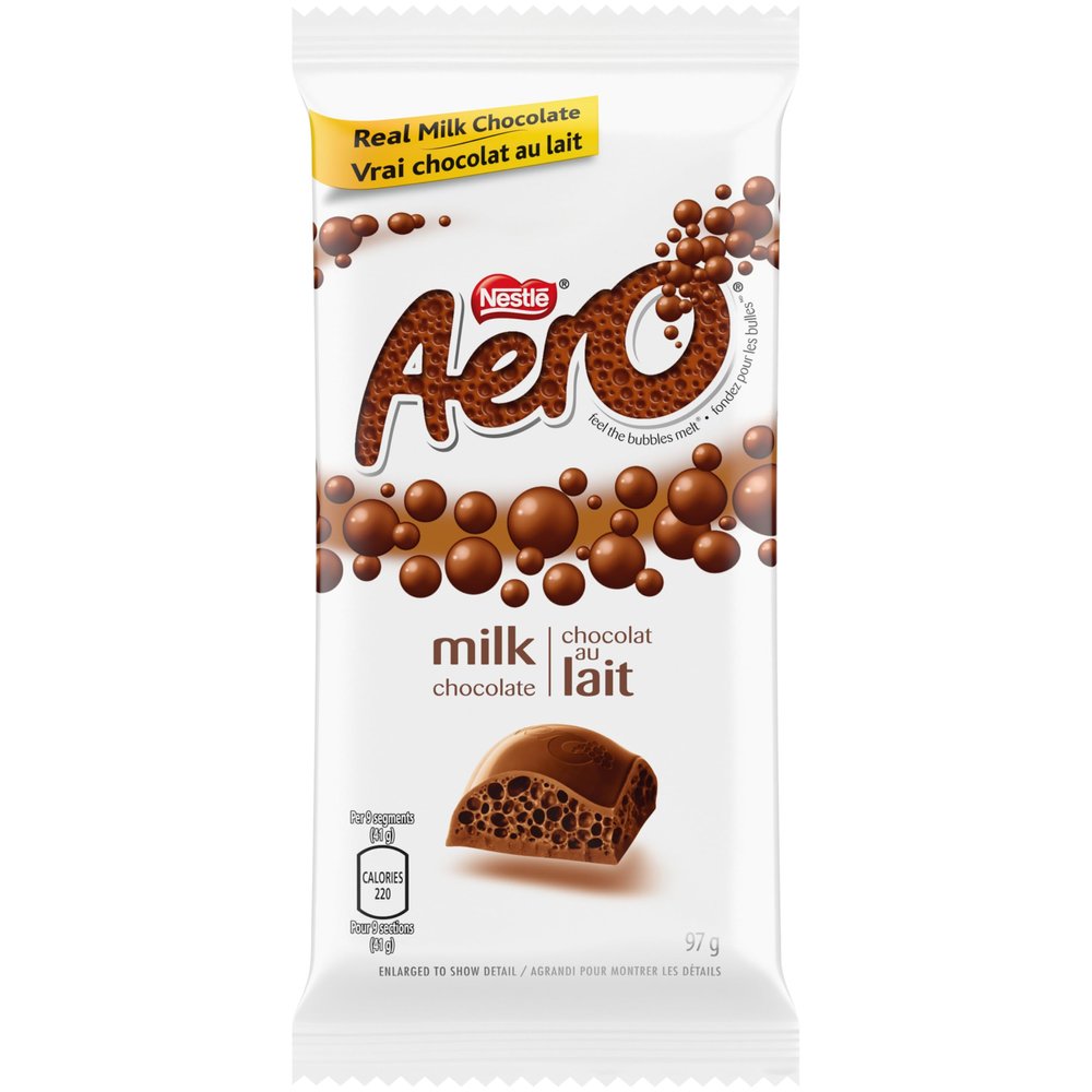 AERO Milk Chocolate, 97g Tablet