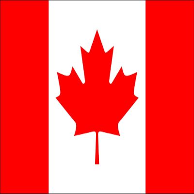 1/8 Sheet ~ Canadian Flag ~ Edible Cake/Cupcake Topper!!!