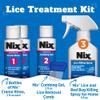 Nix Complete Lice Treatment Kit for Home and Hair, with Permethrin Crme Rinse, Combing Gel, Lice Comb, and Home Spray for Bedding and Furniture view 3