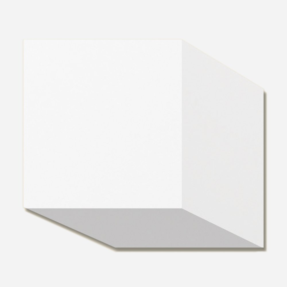 (Shimojima) Heiko H-79 Box, White Plain Box, 4.7 x 4.7 x 4.7 inches (12 x 12 x 12 cm), 10 Pieces