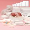 (Shimojima) Heiko H-68 Boxes, Plain White Box, 5.5 x 5.5 x 1.6 inches (14 x 14 x 4 cm), 10 Pieces view 2
