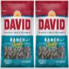 David, Sunflower Seeds, Roasted & Salted, Ranch, 5.25oz Bag (Pack of 2) view 1