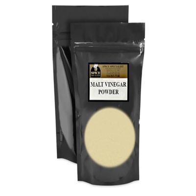 Malt Vinegar Powder in a resealable plastic bag - (1 lb. [16 oz.]) - KOSHER