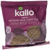 Kallo Organic Belgian Milk Chocolate Mini Rice Cakes 40 g (Pack of 12) view 1