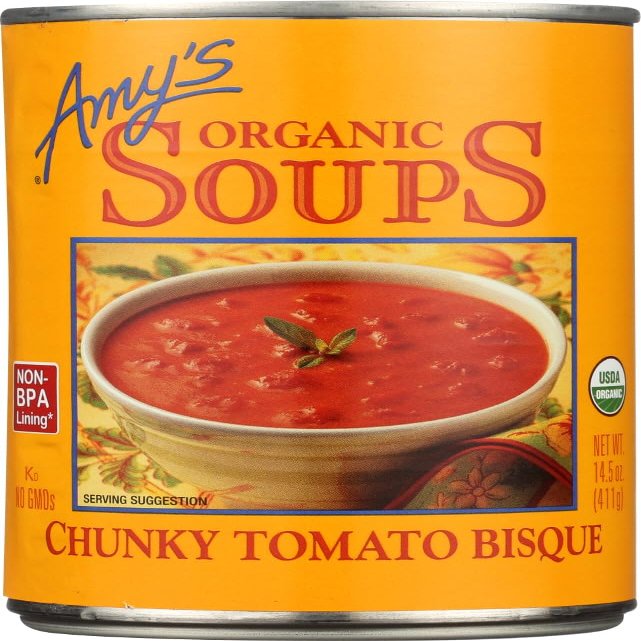 Amy's Organic Chunky Tomato Bisque, 14.5-Ounce Cans (Pack of 12)