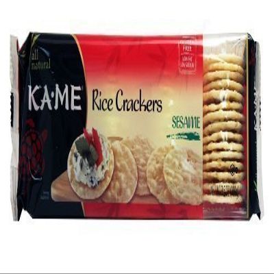 Crunchmaster Gourmet Toasted Sesame Rice Cracker, 3.5-Ounce (Pack of 12)