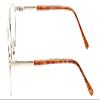 Calabria 1110CB Metal Pilot BiFocal Reading Glasses +1.50 Gold Men Women Designer Vintage Bi Focal Readers Trendy Eyeglasses view 4