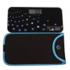 NewlineNY Trendy Wave Mini Bathroom Scale + Travel Slip Case, SBB0721M-NYTW + NY-MSS101-BBL view 1