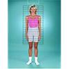 Baseline 12-1077 Posture Evaluation, 2-Piece Set, Evaluator and Grid view 1