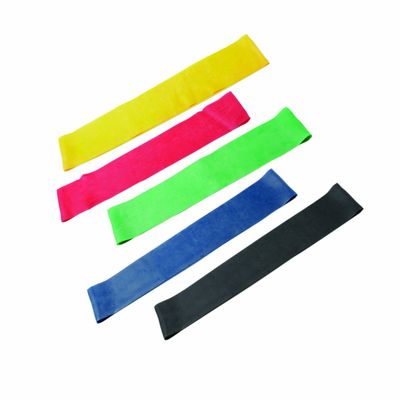 CanDo 50 Piece Band Loop Set, Yellow Through Black, 15 Inch