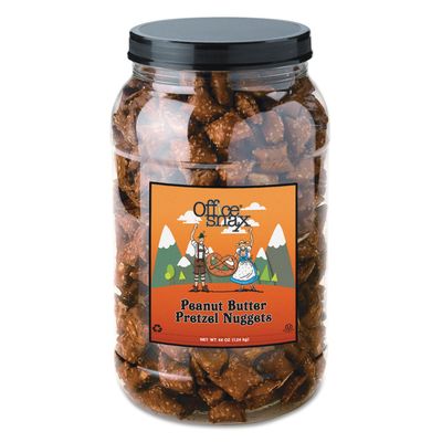 Pretzel Assortment, Peanut Butter, 44oz, Canister, Par# OFX375
