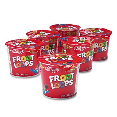 Froot Loops Breakfast Cereal, Single-Serve 1.5 Oz Cup, 6/box