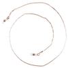 PG Series (Pink Gold Chain) P G-3 3 1 Snake Cut Square 1.5mm view 1