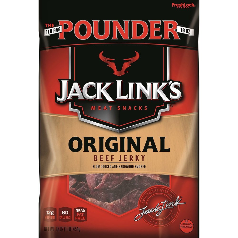 Jack Link's Original Beef Jerky, 16 Ounce (3 Pack)