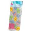 1 pack of 25pcs of Easter Egg Design Cello/Cellophane/Loot Treat Bag 11.5 x 5 x 3 inch view 2