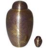 Beautiful Life Urns Purple Butterfly Adult Cremation Urn - Unique Brass Funeral Urn Adorned with Purple and Gold Butterflies (Large) view 2