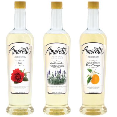 Amoretti - Floral Syrups 3 Pack