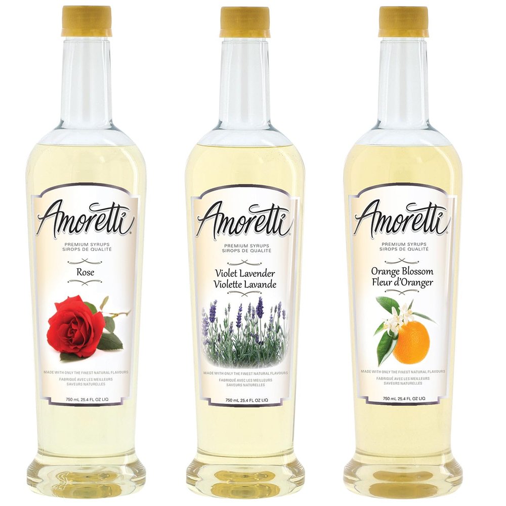 Amoretti - Floral Syrups 3 Pack