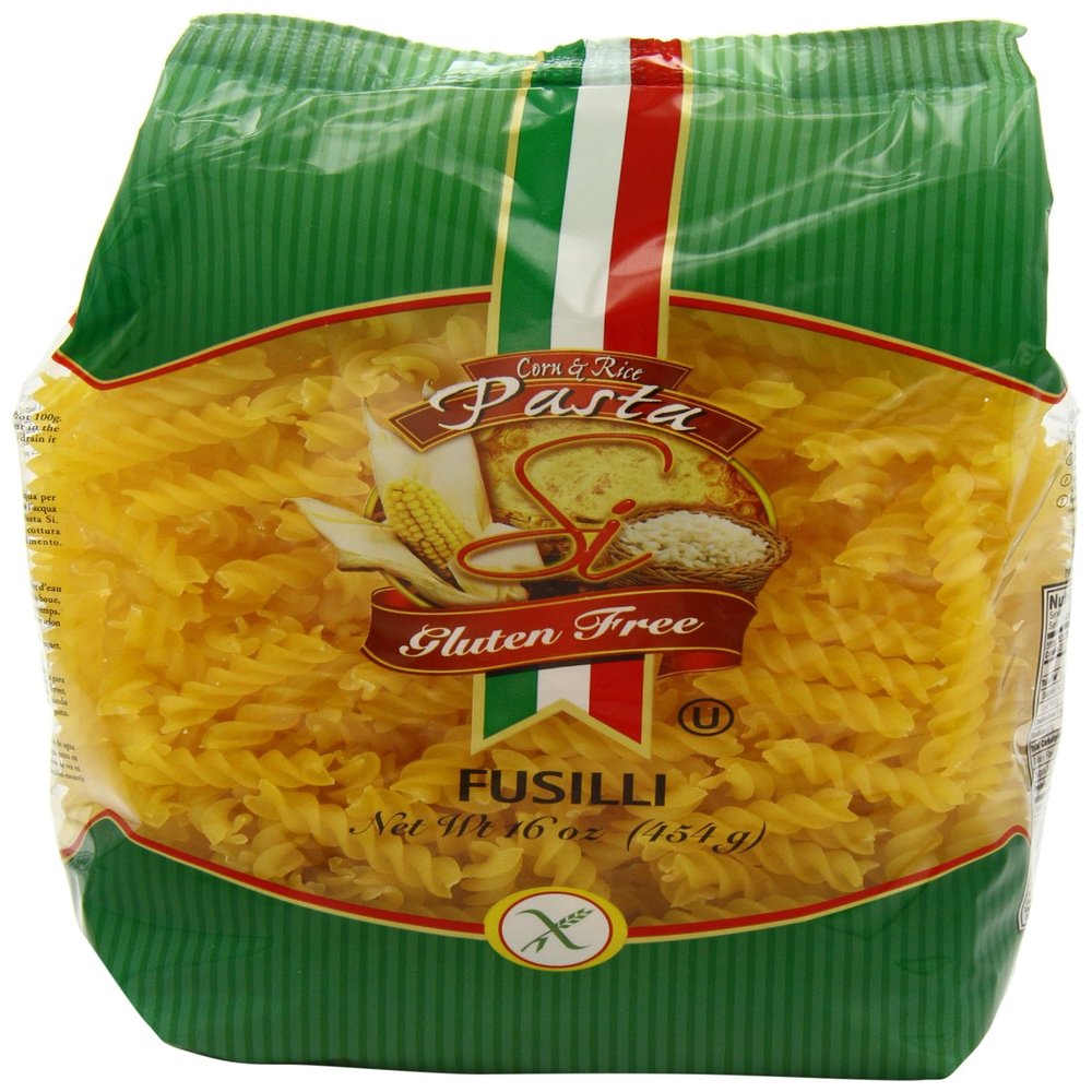 Pasta Si Fusilli, 16 Ounce (Pack of 12)