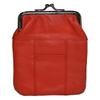 LeatherBoss Cigratte Case Holder With Clasp Closure - Red - 3.7/5" x 5.7/5" view 1
