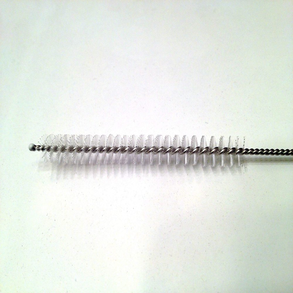 Pipe Cleaning Cleaner Brush - for Glass, Smoke, CocoStraw Brand Heavy Duty Cleaner with Stainless Steel Handle