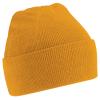Beechfield Knitted hat Baseball Cap, Gold (Mustard), One Size view 1