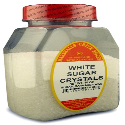 New Size Marshalls Creek Spices Sugar Crystals White Seasoning, 10 Ounce
