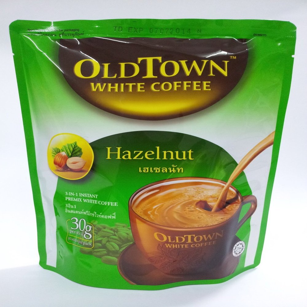 Old Town Instant 3 in 1 Premix White Coffee Powder Hazelnut 300g. (30g.x10 Sachets)