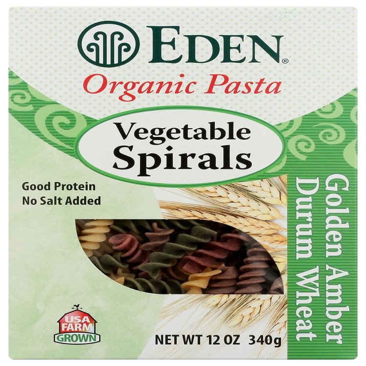 Eden Foods Vegetable Spirals Organic - 6 x 12 ozs.